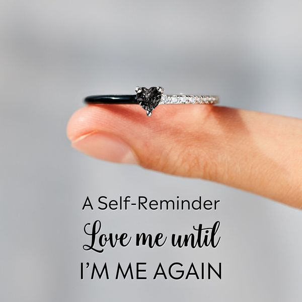 For Yourself - Love Me Until I'm Me Again Enamel Ring