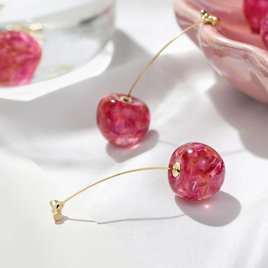Celia Rouge Cherry Earrings