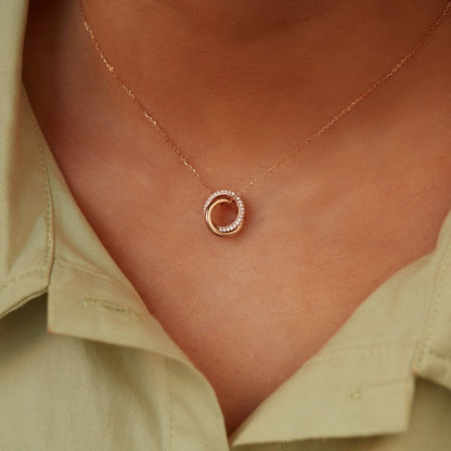 FOR LOVE - TO MY SMOKIN' HOT SOULMATE INTERLOCKING NECKLACE