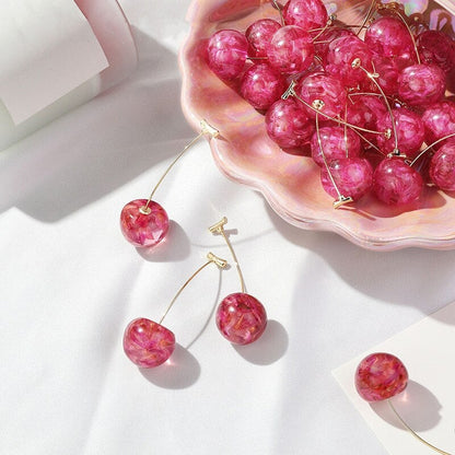 Celia Rouge Cherry Earrings