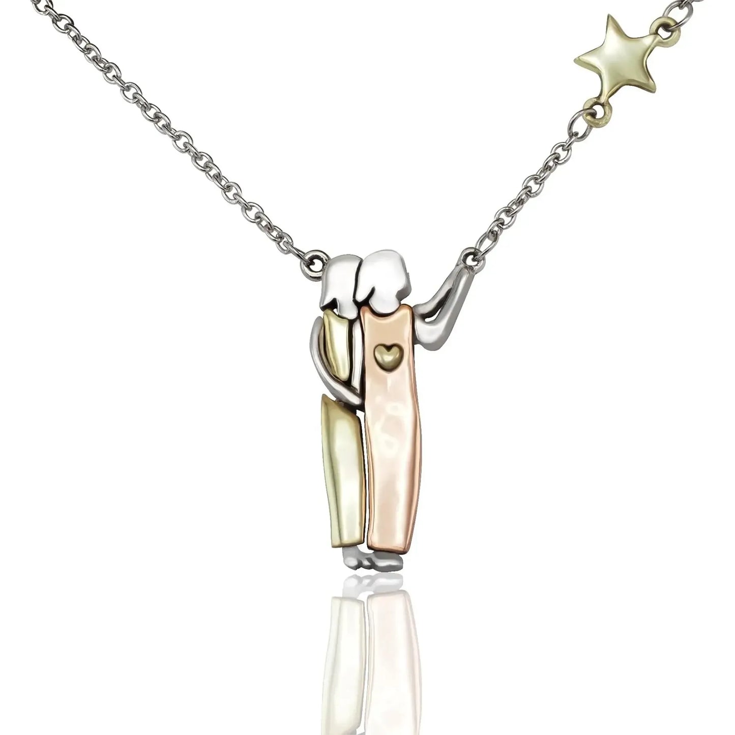FOR UNBIOLOGICAL SISTER - THANKS FOR ALWAYS BEING BY MY SIDE NECKLACE