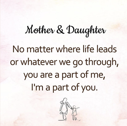 Mother And Daughter Custom Two Initial Interlocking Ring