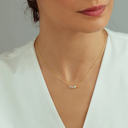FOR LOVE- CUSTOM FAMILY BIRTHSTONE ELEGANT NECKLACE