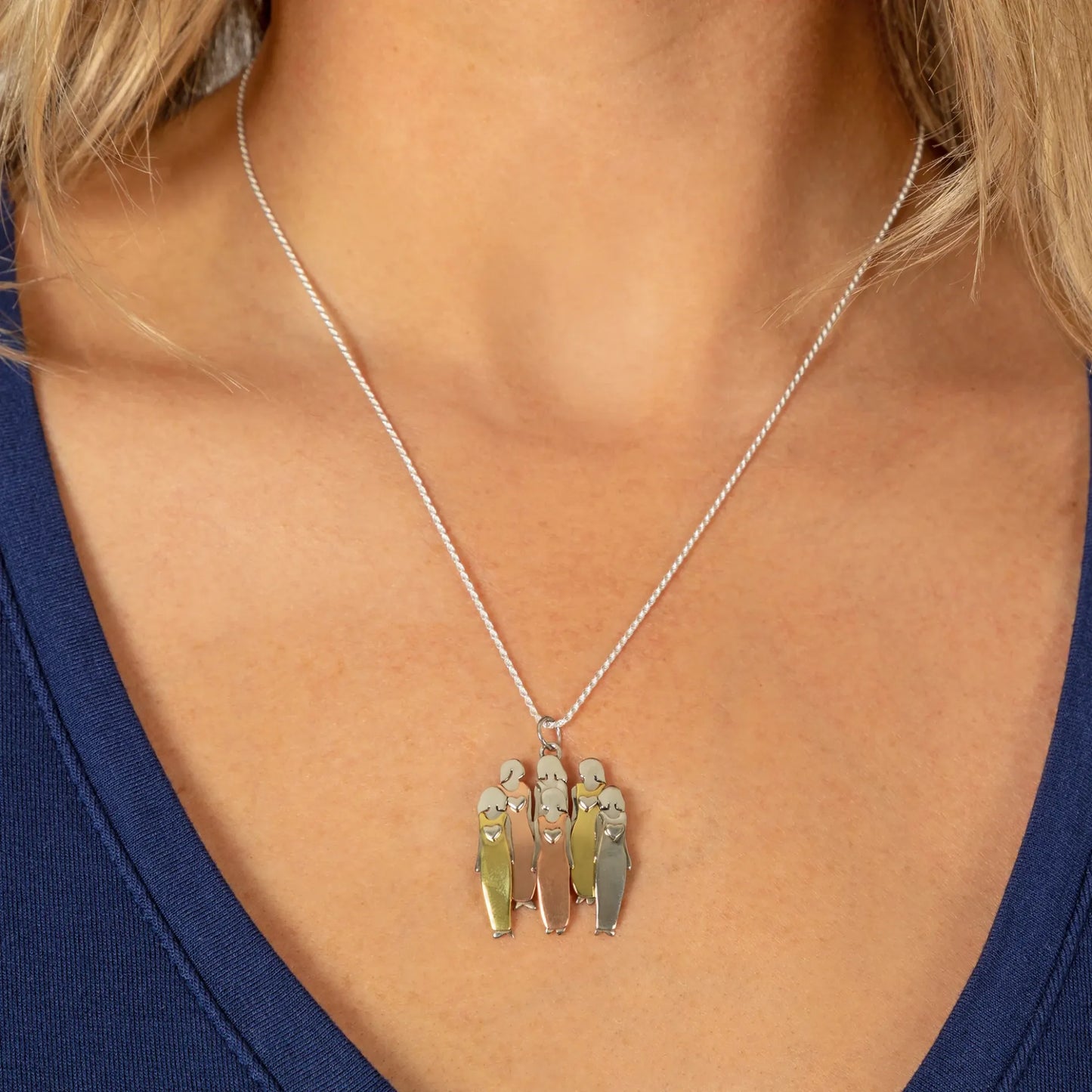 FOR UNBIOLOGICAL SISTER - THANKS FOR ALWAYS BEING BY MY SIDE NECKLACE