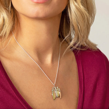 FOR UNBIOLOGICAL SISTER - THANKS FOR ALWAYS BEING BY MY SIDE NECKLACE