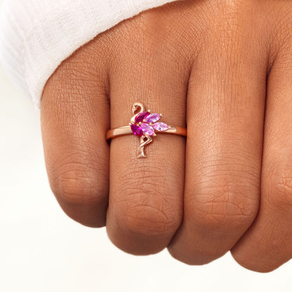 You're Flamazing Flamingo Ring
