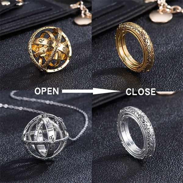 Handmade Anxiety Relief Sphere Spinner Ring