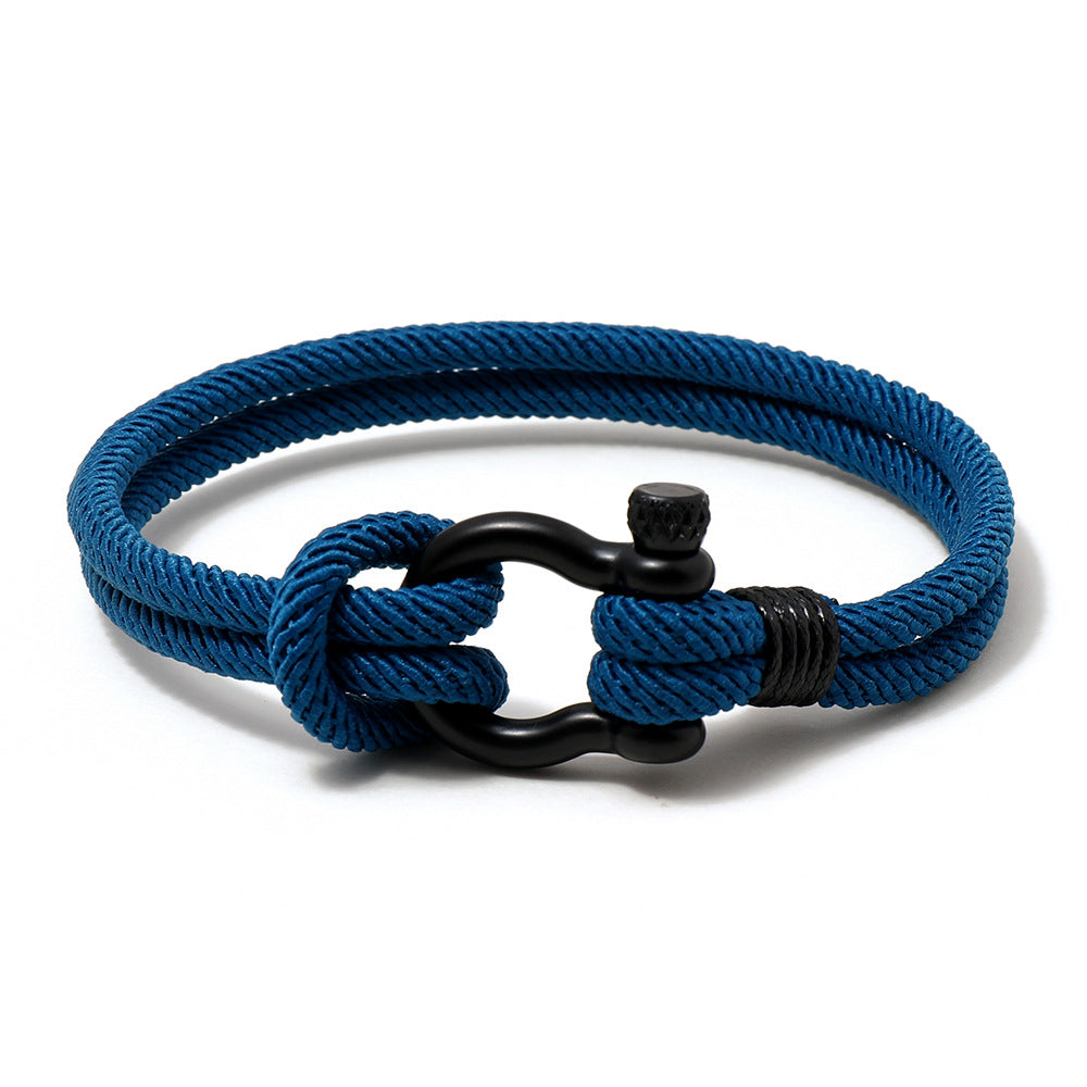 To My Daughter Love You Forever Nautical Bracelet