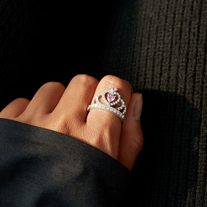 Adjust Your Crown and Handle It Crown Ring S925