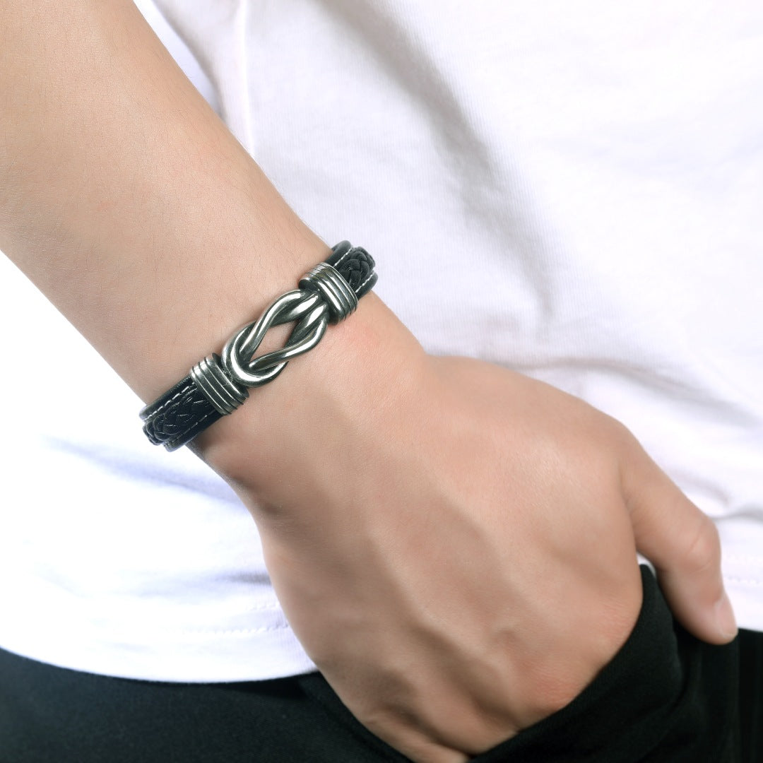 To My Man, I Love You Forever and Always Linked Bracelet