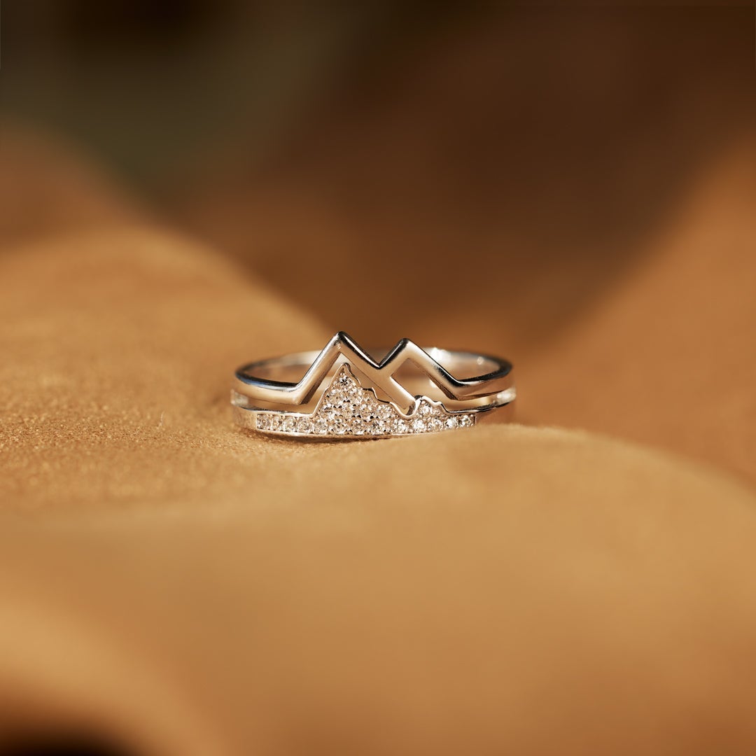 Try Again Pavé Mountain Ring