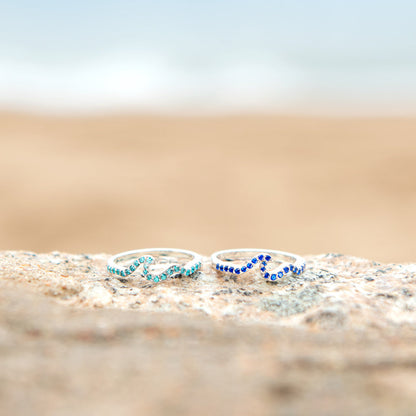 Daughter The Entire Ocean Is Yours Pavé Wave Ring