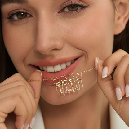 Personalised Cat Name Necklace