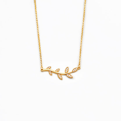Be-Leaf in Yourself Like I Do Tree Leaf Necklace