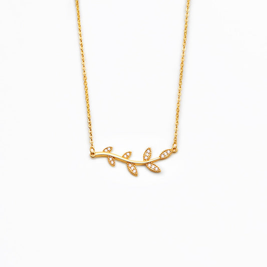 Be-Leaf in Yourself Like I Do Tree Leaf Necklace