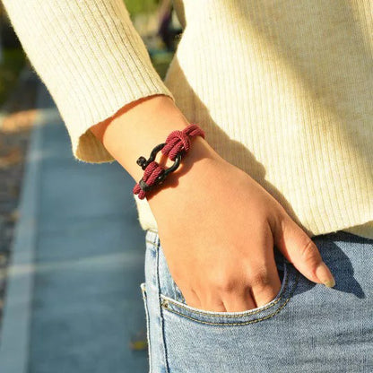 To My Daughter Love You Forever Nautical Bracelet