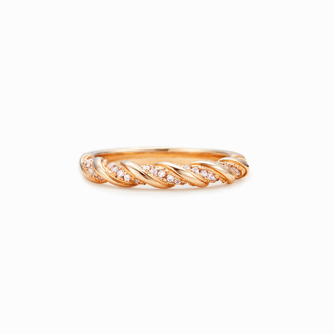 Sisters For Eternity Infinity Twisted Gold Ring