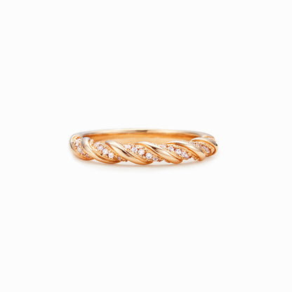 Sisters For Eternity Infinity Twisted Gold Ring