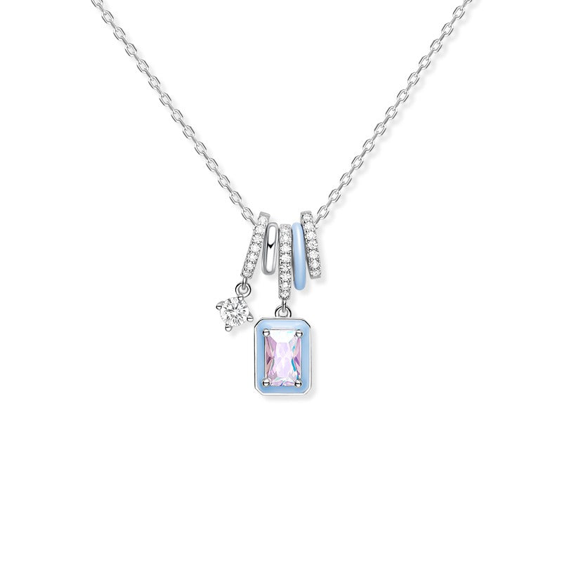Crystal Aurora Rock Candy Necklace