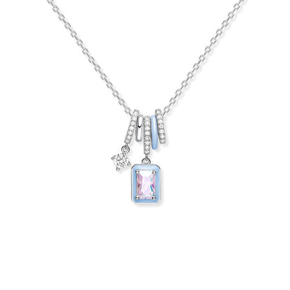 Crystal Aurora Rock Candy Necklace
