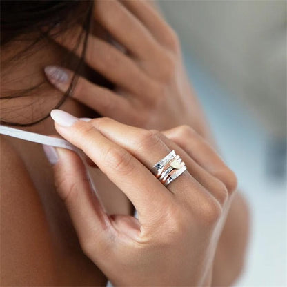 Self Love Spinner Heart Ring
