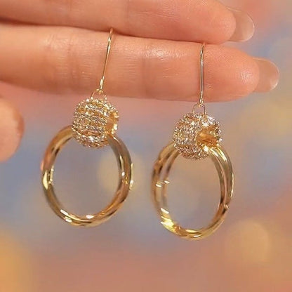 💫SPARKLING CIRCLE EARRINGS