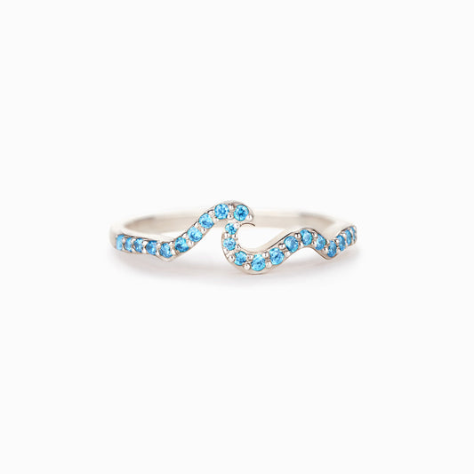 Daughter The Entire Ocean Is Yours Pavé Wave Ring