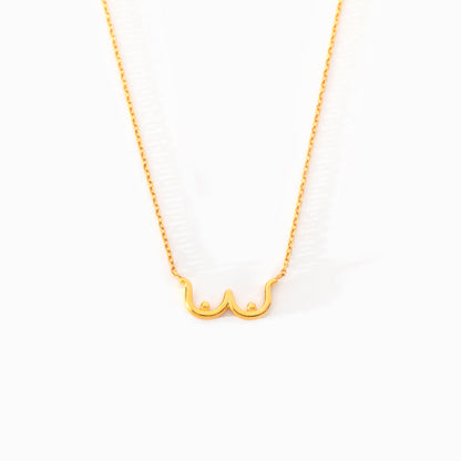 Tits Out Sis Boobie Necklace
