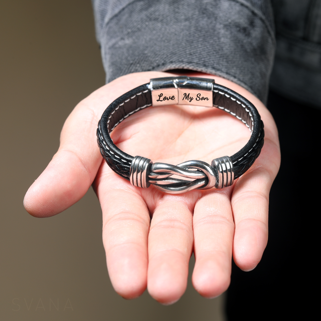 To My Man, I Love You Forever and Always Linked Bracelet