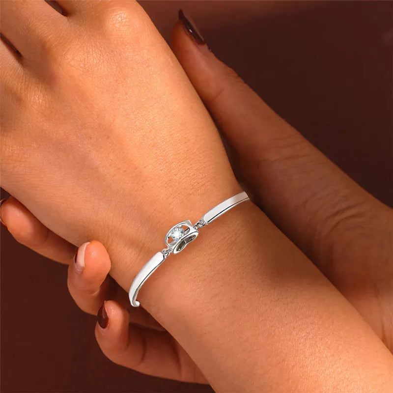 For Love - I Want All Of My Lasts To Be With You Heart Bracelet