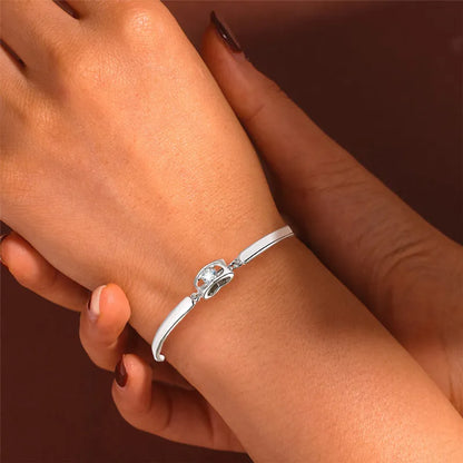 For Love - I Want All Of My Lasts To Be With You Heart Bracelet
