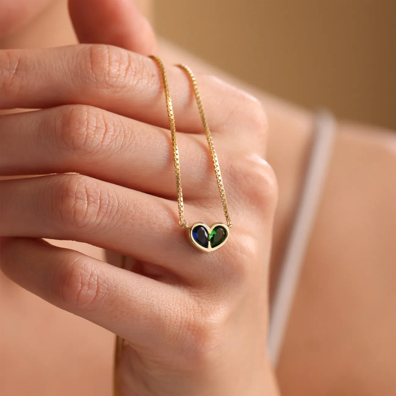 💝VALENTINE'S DAY PRE-SALE🎁FOREVER LINKED TOGETHER CUSTOM HEART BIRTHSTONES BRACELET