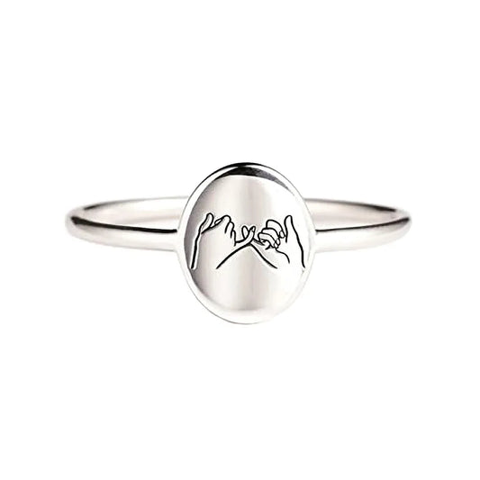 FOR FRIEND -YOU ARE MY FAVORITE BITCHES HOLDING HANDS RING