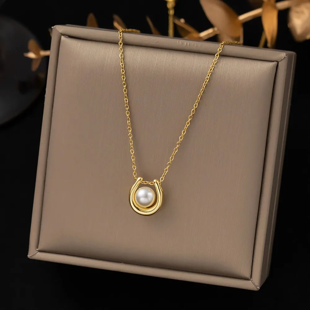 🔥Summer Hot Sale🌊	Queen Serena Pearl Necklace