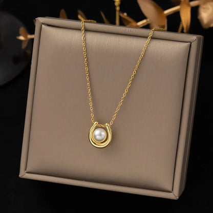 🔥Summer Hot Sale🌊	Queen Serena Pearl Necklace