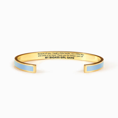 🎉NEW YEAR HOT SALE✨My Badass Girl Gang Multiple Color Bangle