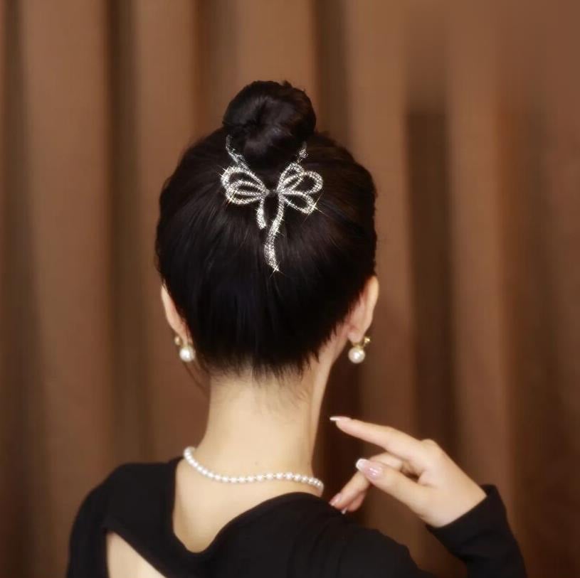 🎉NEW YEAR HOT SALE🎀BOW SHINY HAIRPIN