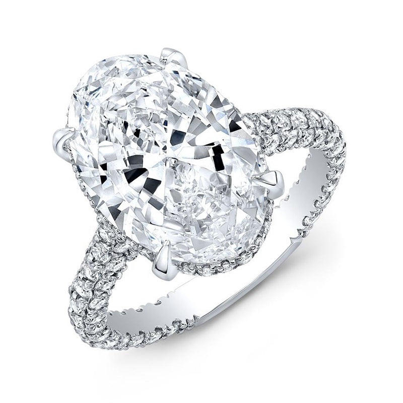 The Ring of Your Dreams - Oval Solitaire Moissanite Ring