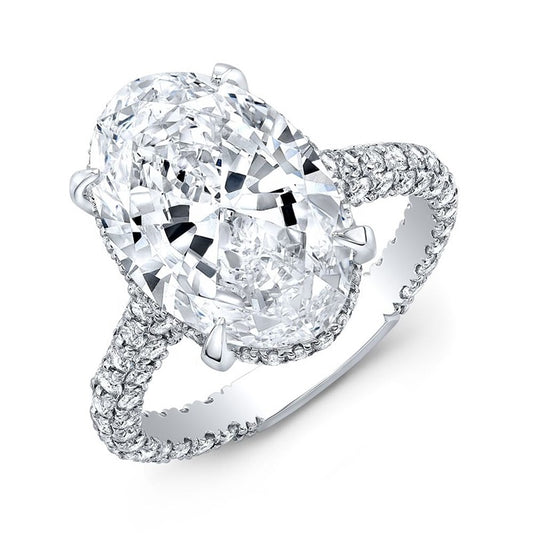 The Ring of Your Dreams - Oval Solitaire Moissanite Ring