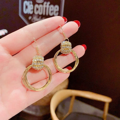 💫SPARKLING CIRCLE EARRINGS