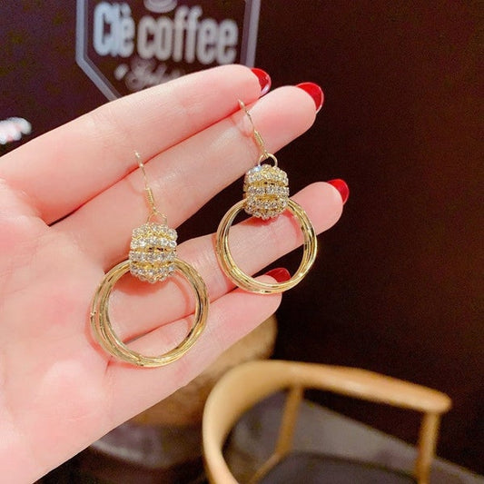 💫SPARKLING CIRCLE EARRINGS