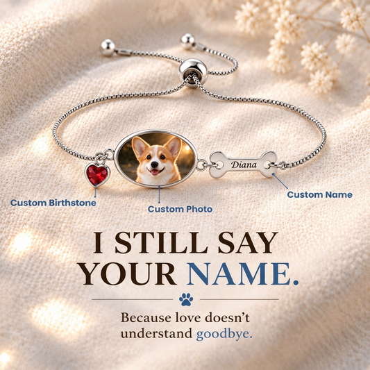 My Four Legged Angel Is Always Near By Custom Bracelet