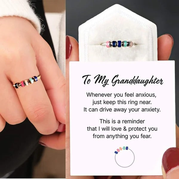 Anxiety Relieving Enamel Fidget Ring