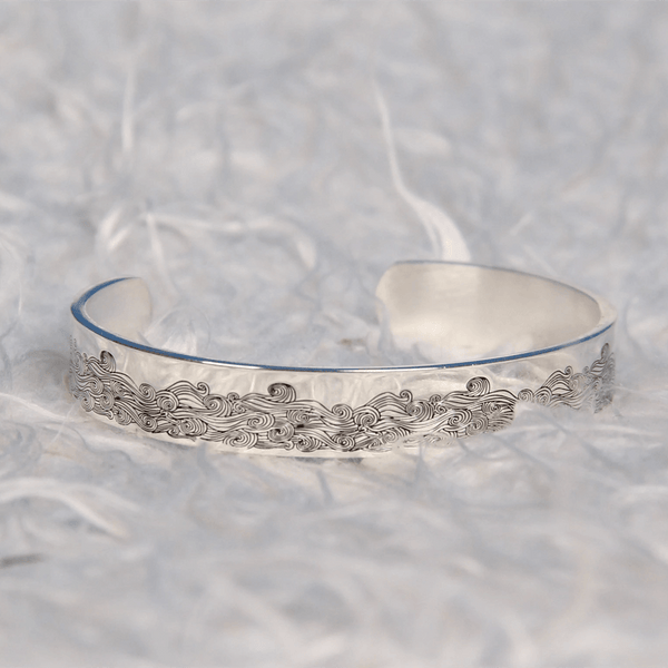 For Love - To My Smokin' Hot Woman Wave Cuff Bracelet