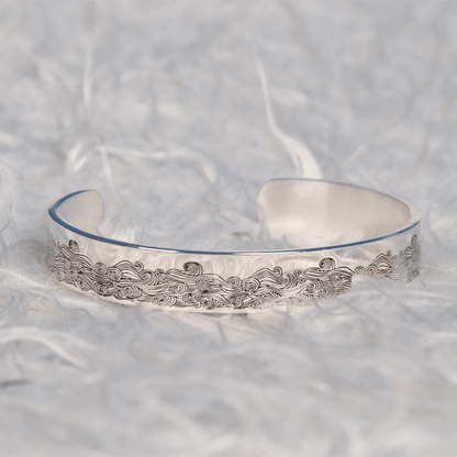 For Love - To My Smokin' Hot Woman Wave Cuff Bracelet