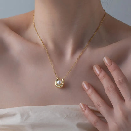 🔥Summer Hot Sale🌊	Queen Serena Pearl Necklace