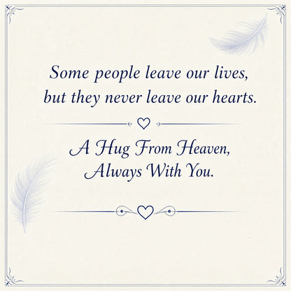Hug From Heaven – Personalized Memorial Birthstone Ring