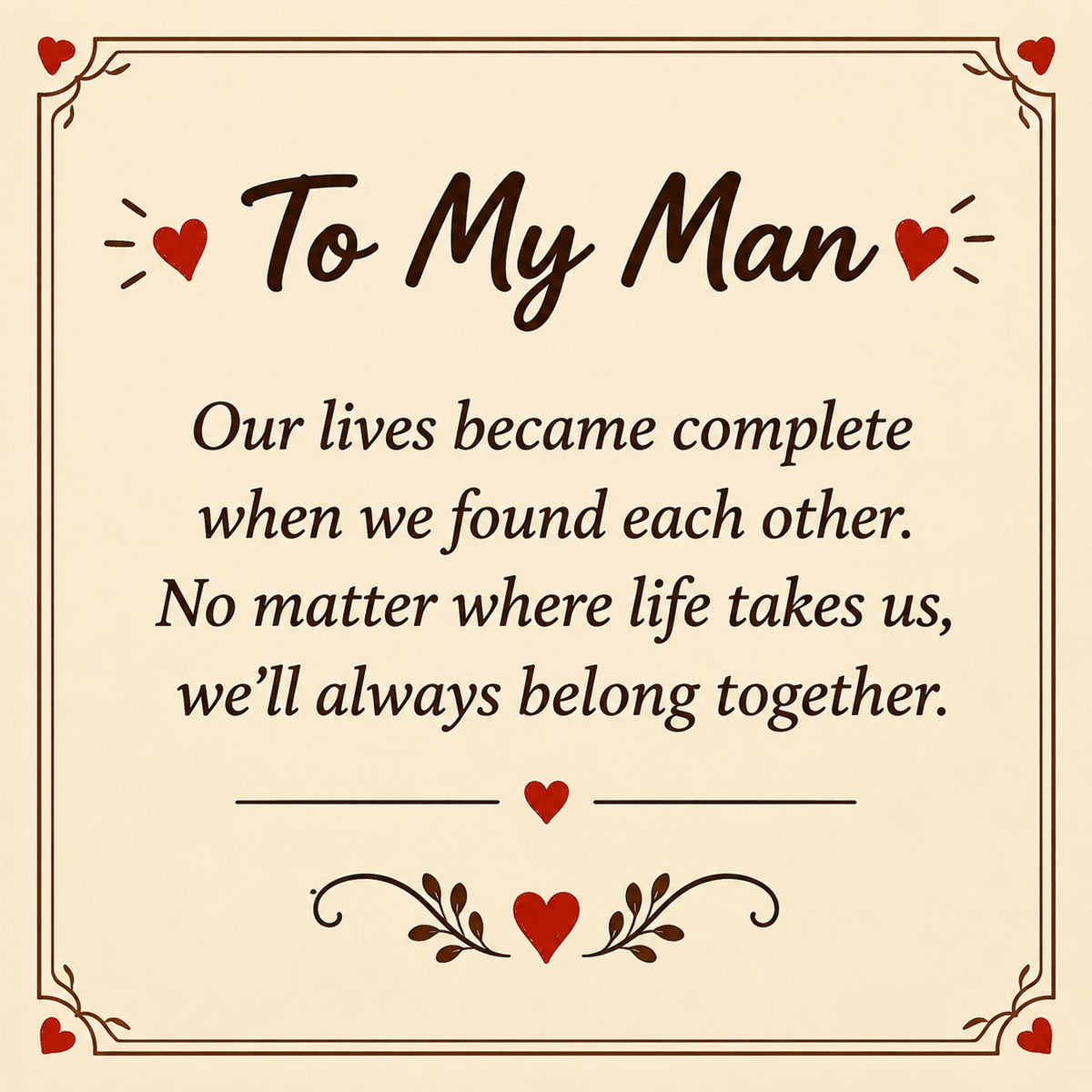 To My Man- Couple Puzzle Custom Name Bracelet