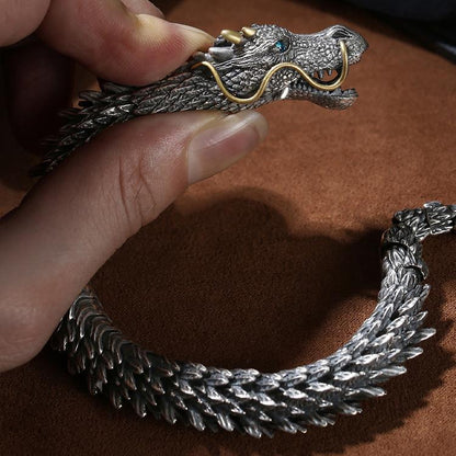 Handmade Dragon Chain Bracelet