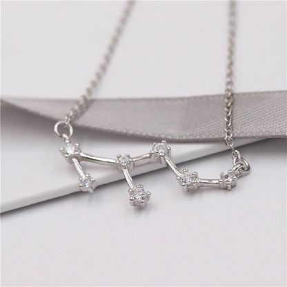 Custom Birthstone & Zodiac Necklace